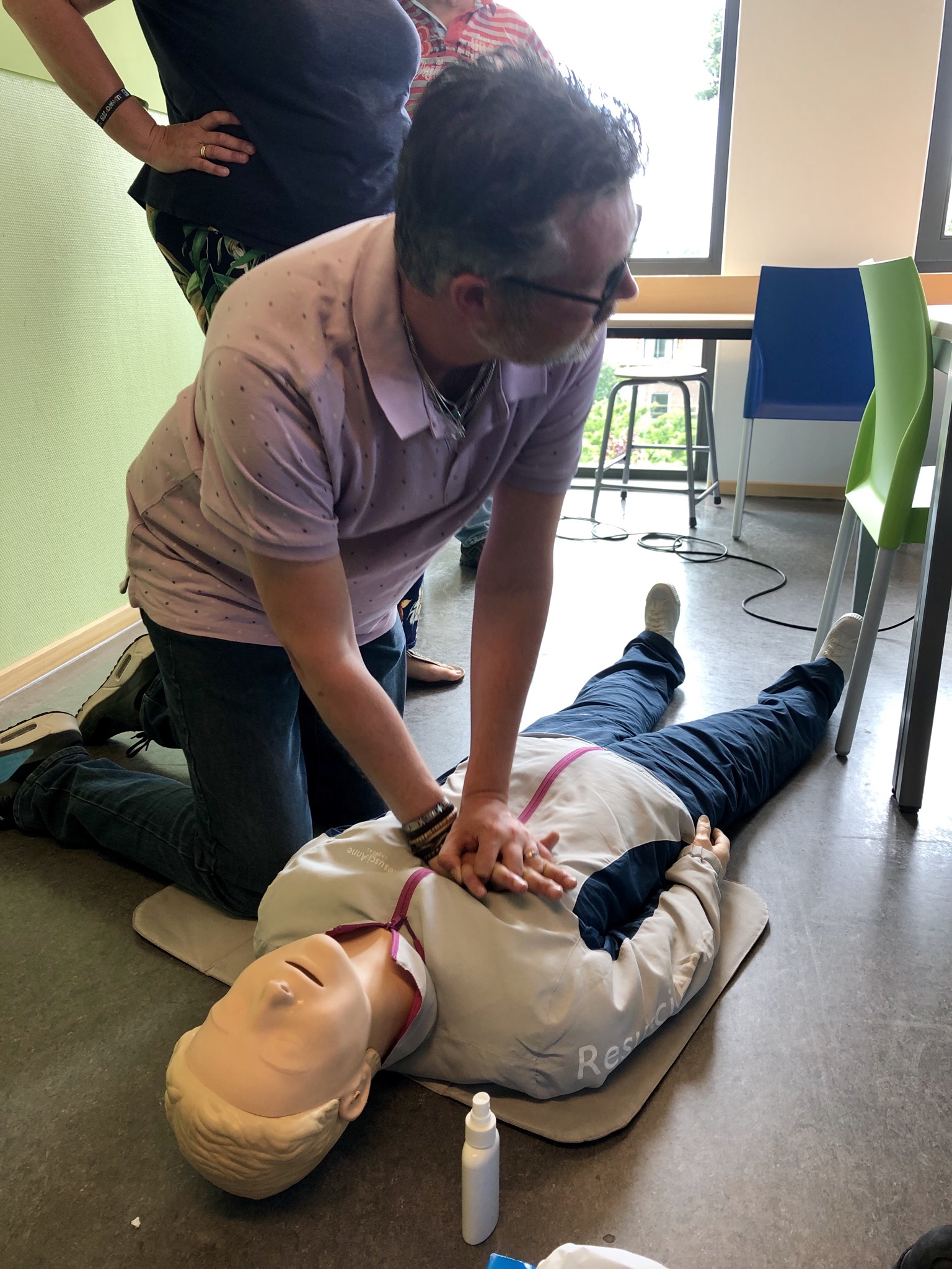 Medewerkers #TeamWindwijzer werken aan veiligheid op school