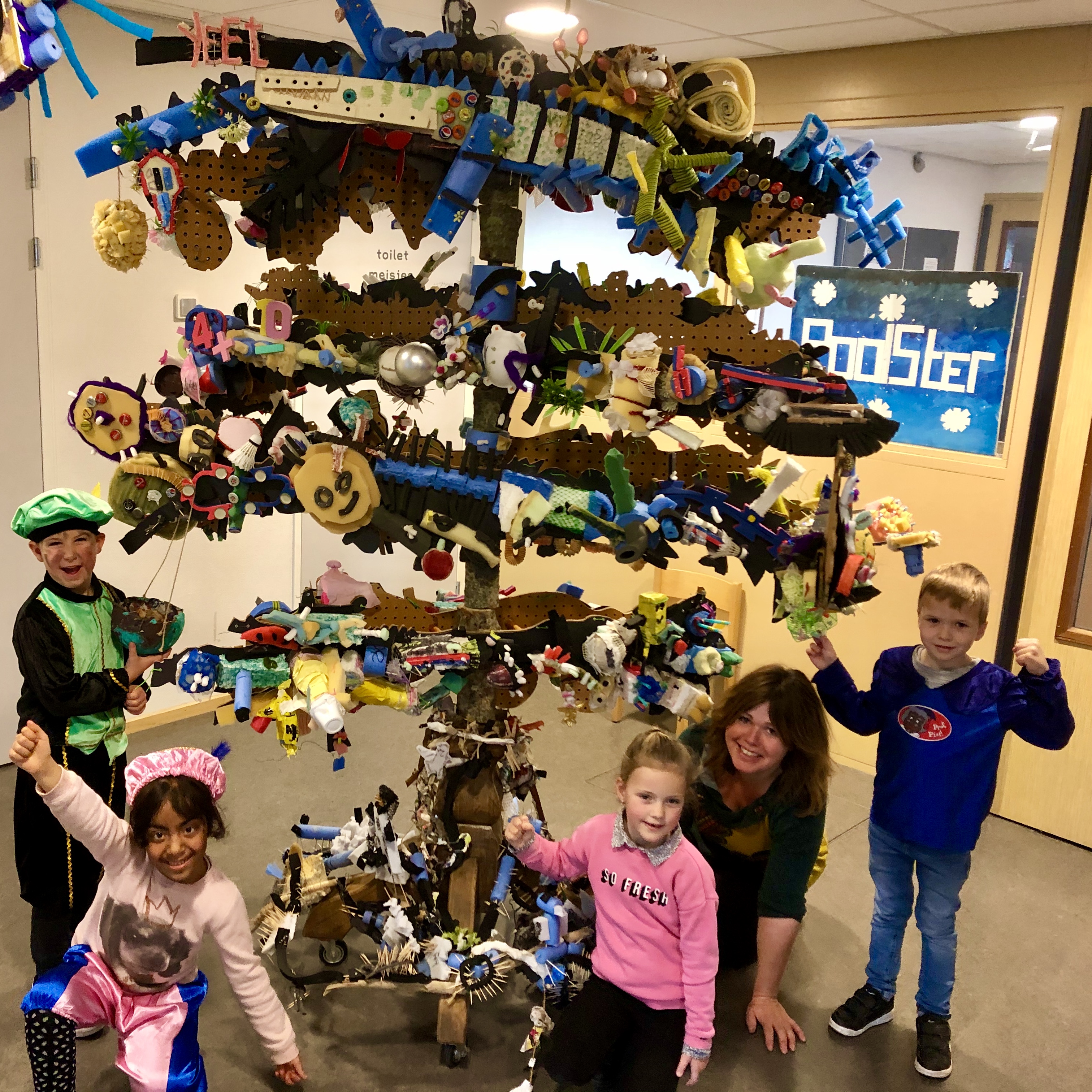 Kunstwerk ‘zeven-gewoonten-boom’