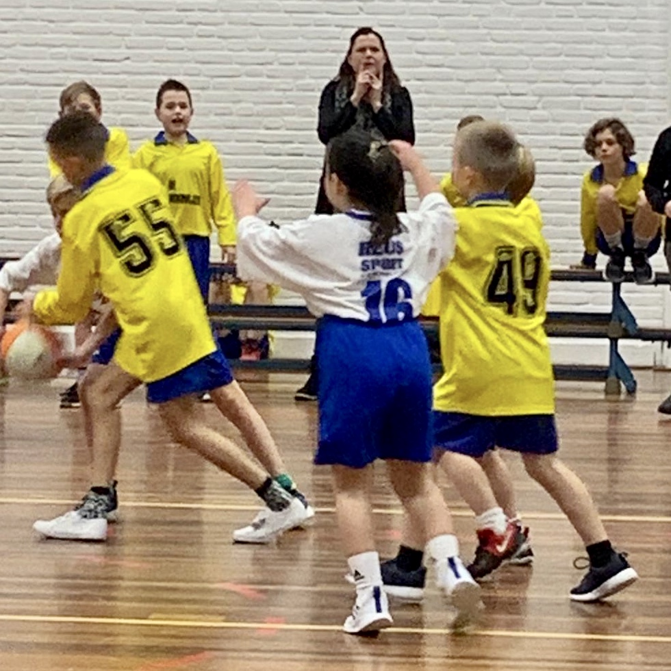 Sportief basketbaltoernooi