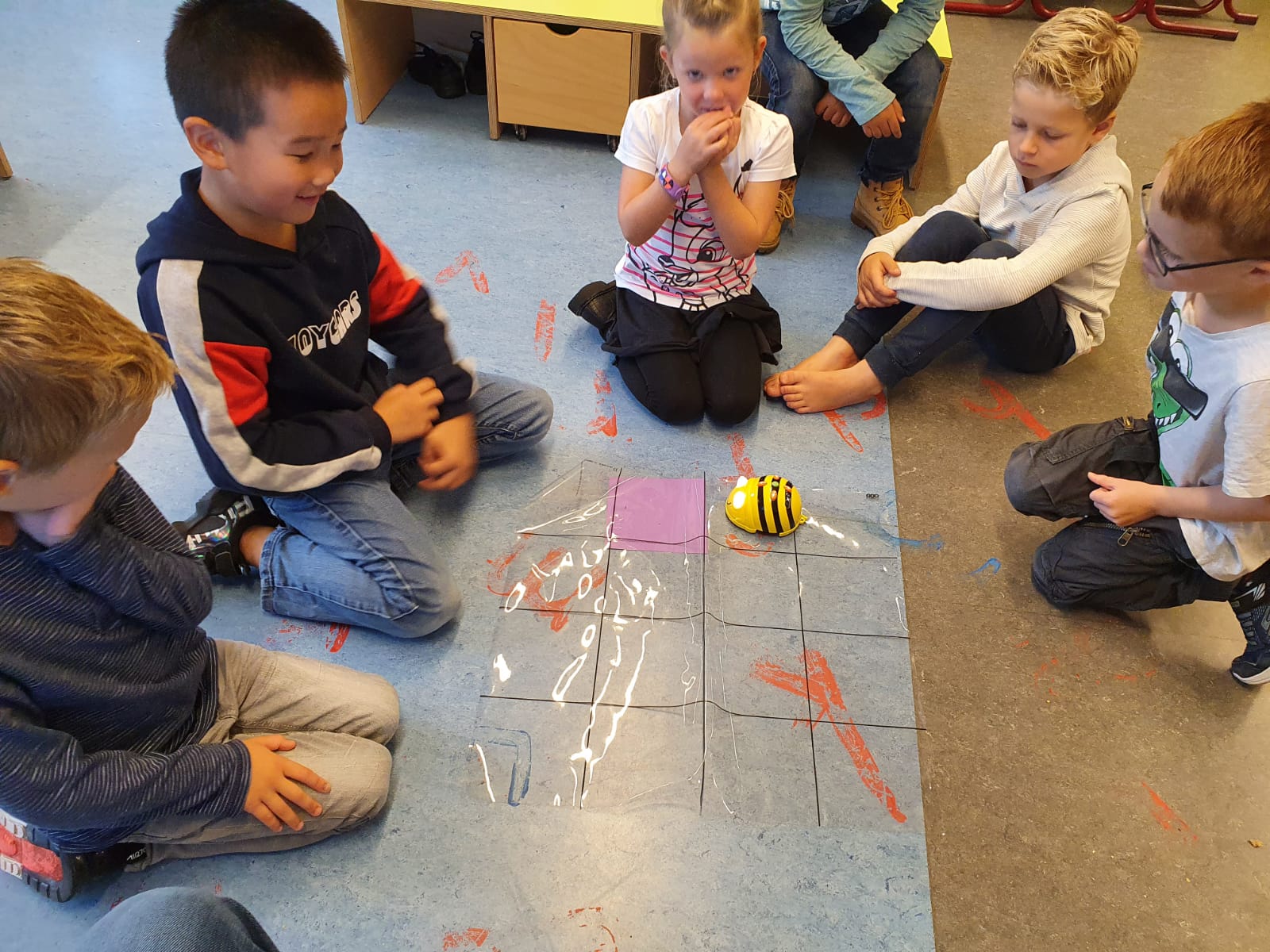 Leren programmeren met de Bee-bots
