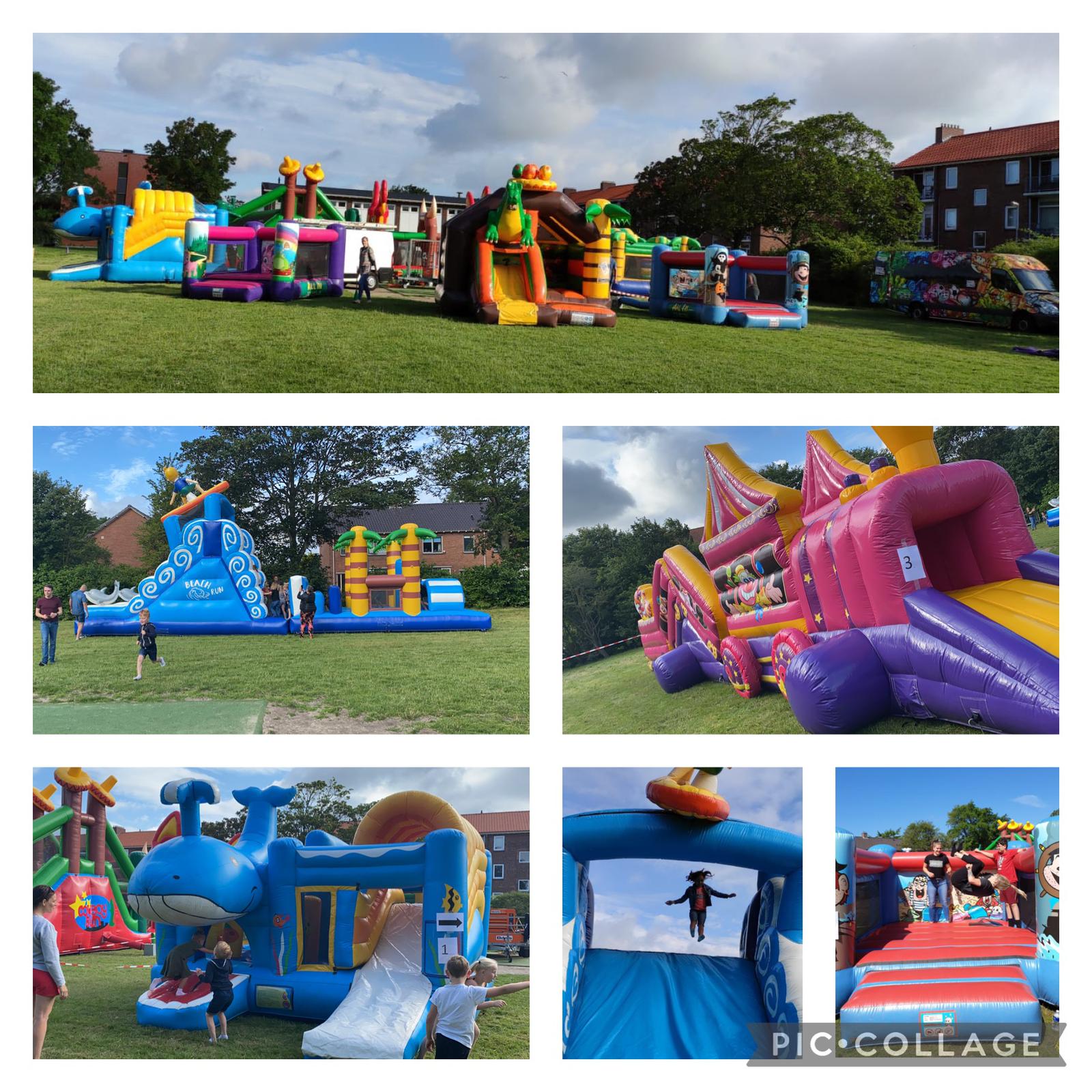 Leerlingen genieten van het eindejaarsfeest 