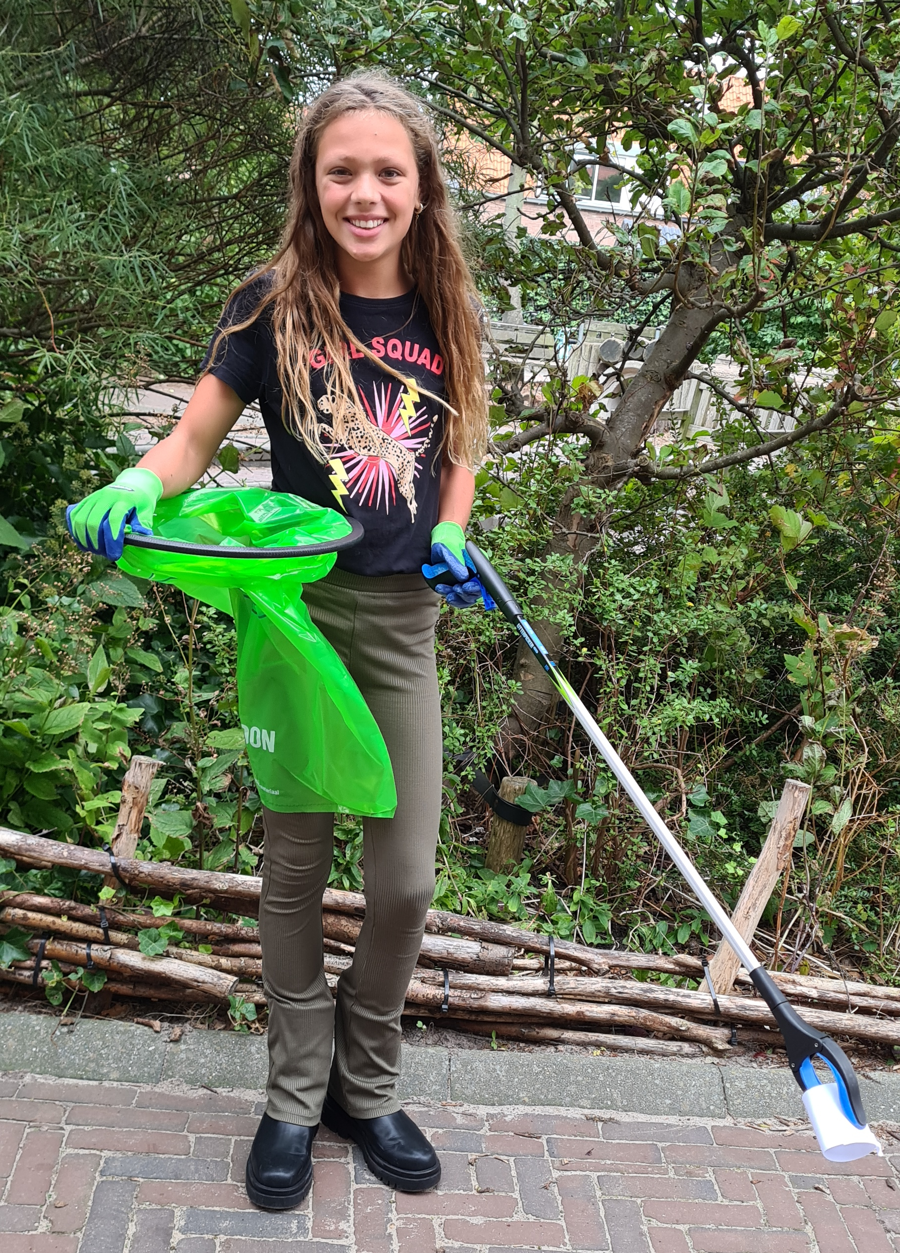 Franciscus en zwerfafvalpakketten