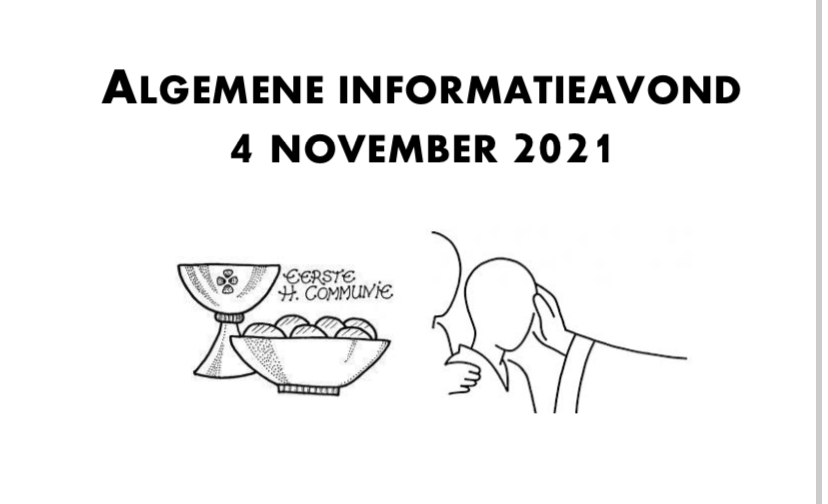 Ouderavond eerste communie/ vormsel