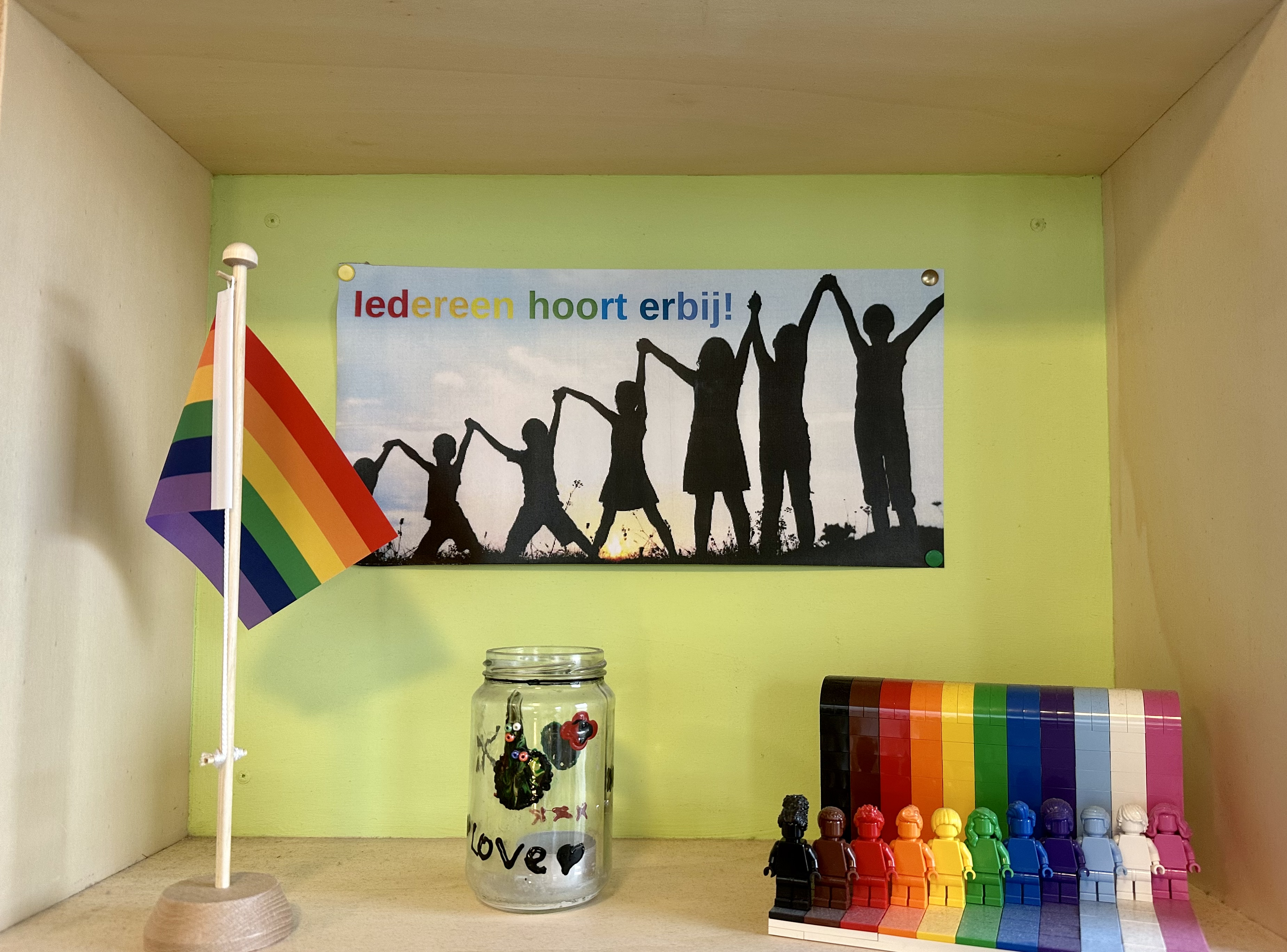 De regenboog als symbool voor vrede en verdraagzaamheid 