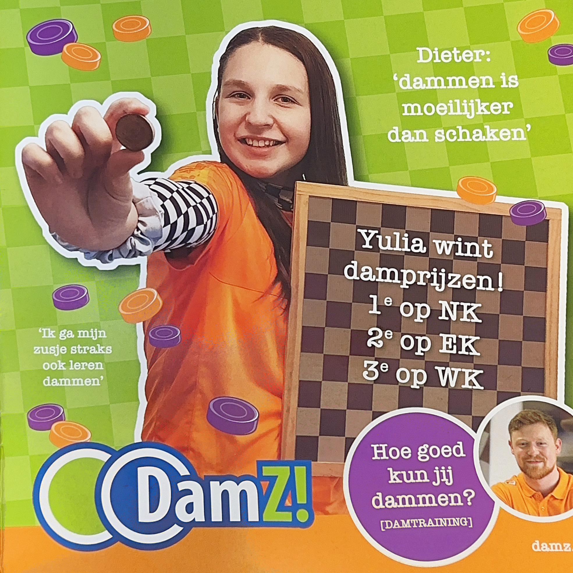 Kom jij leren dammen? Doe mee met de damclub! 