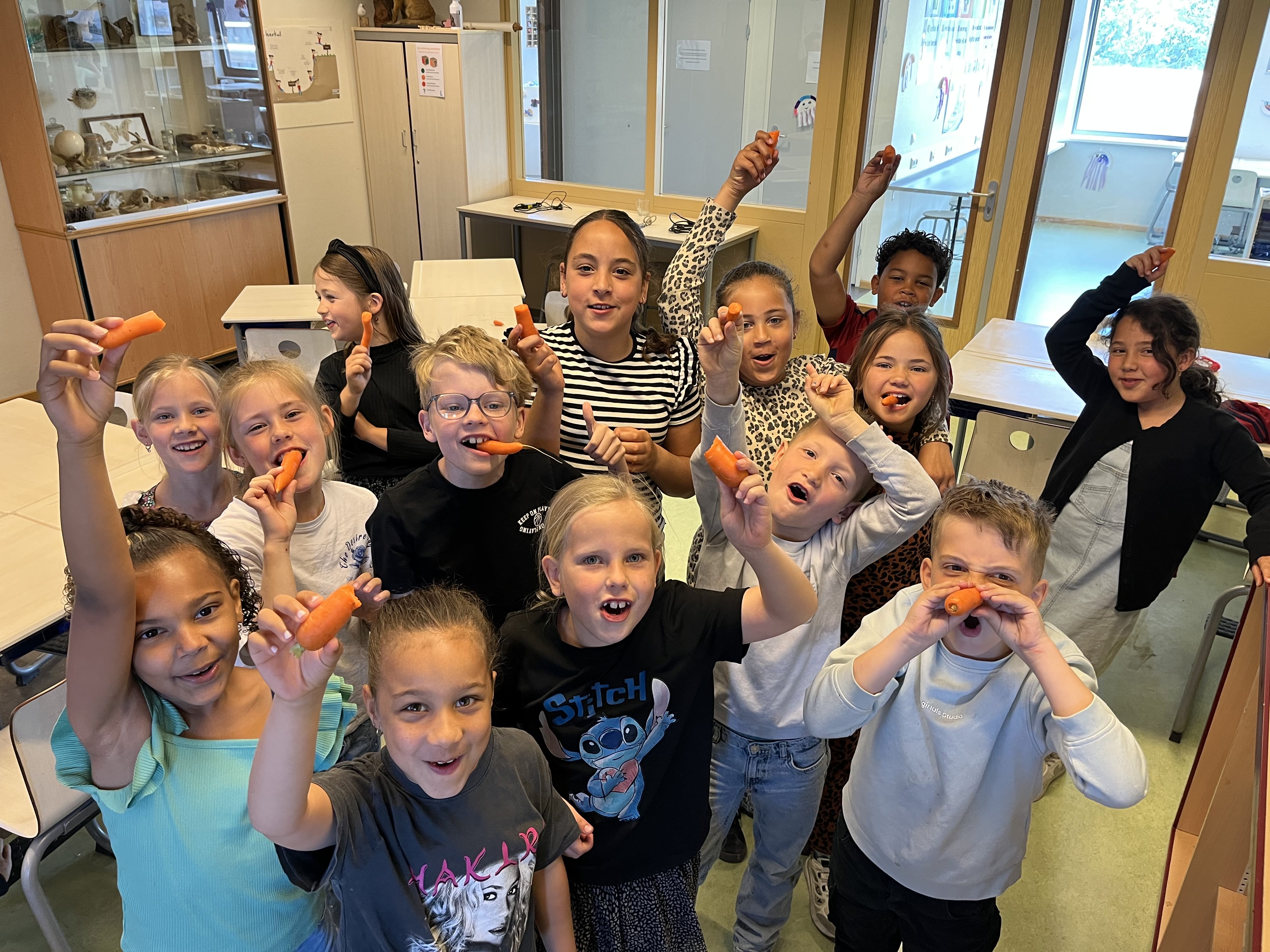 Leerjaar 4 en 5 doen mee aan Wereldrecord voor in het Guinness World Records!