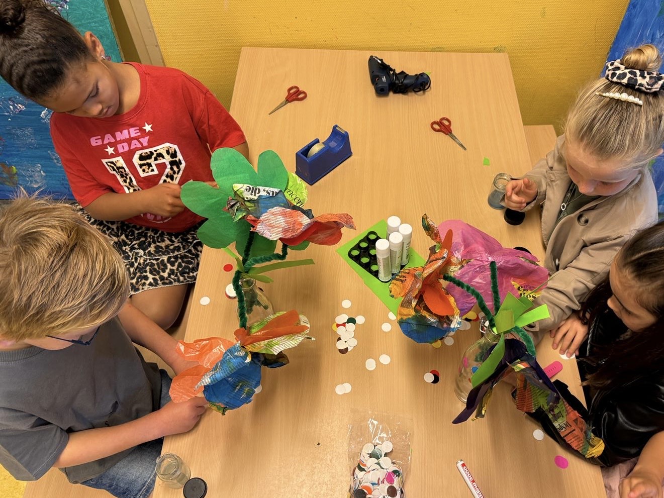 Schoonmakers in het zonnetje