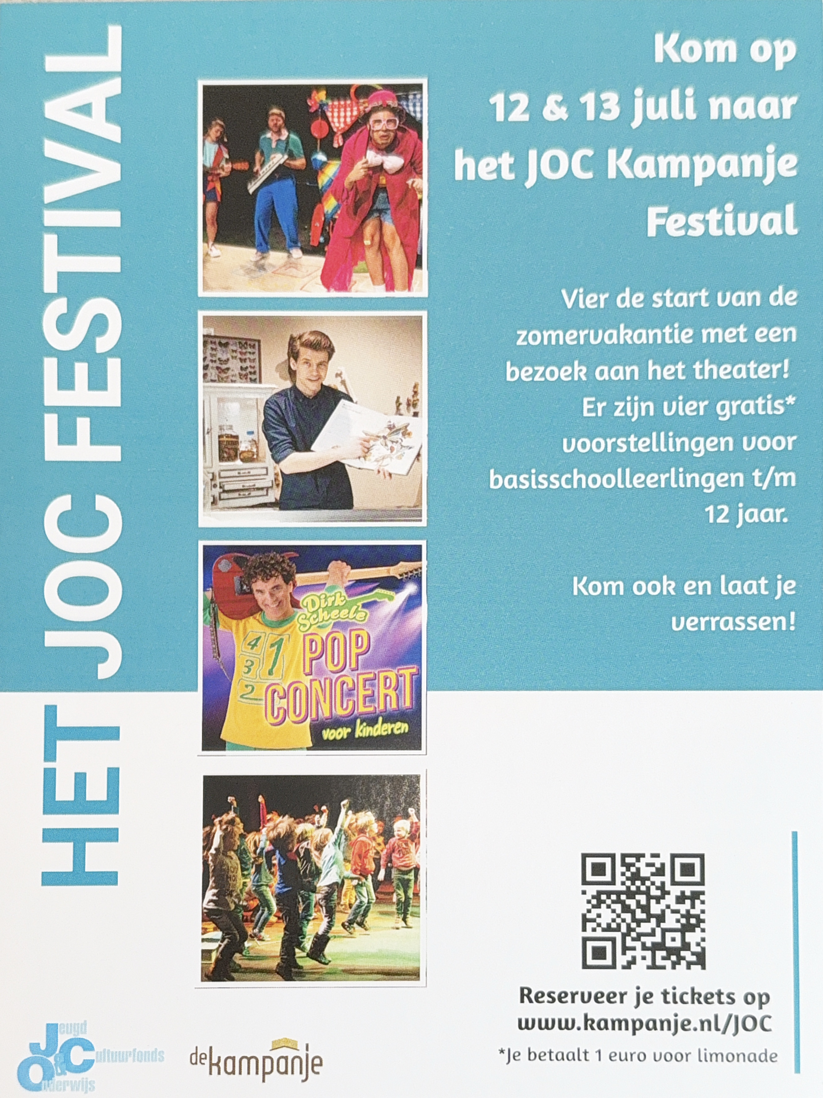 Gratis voorstellingen tijdens JOC festival