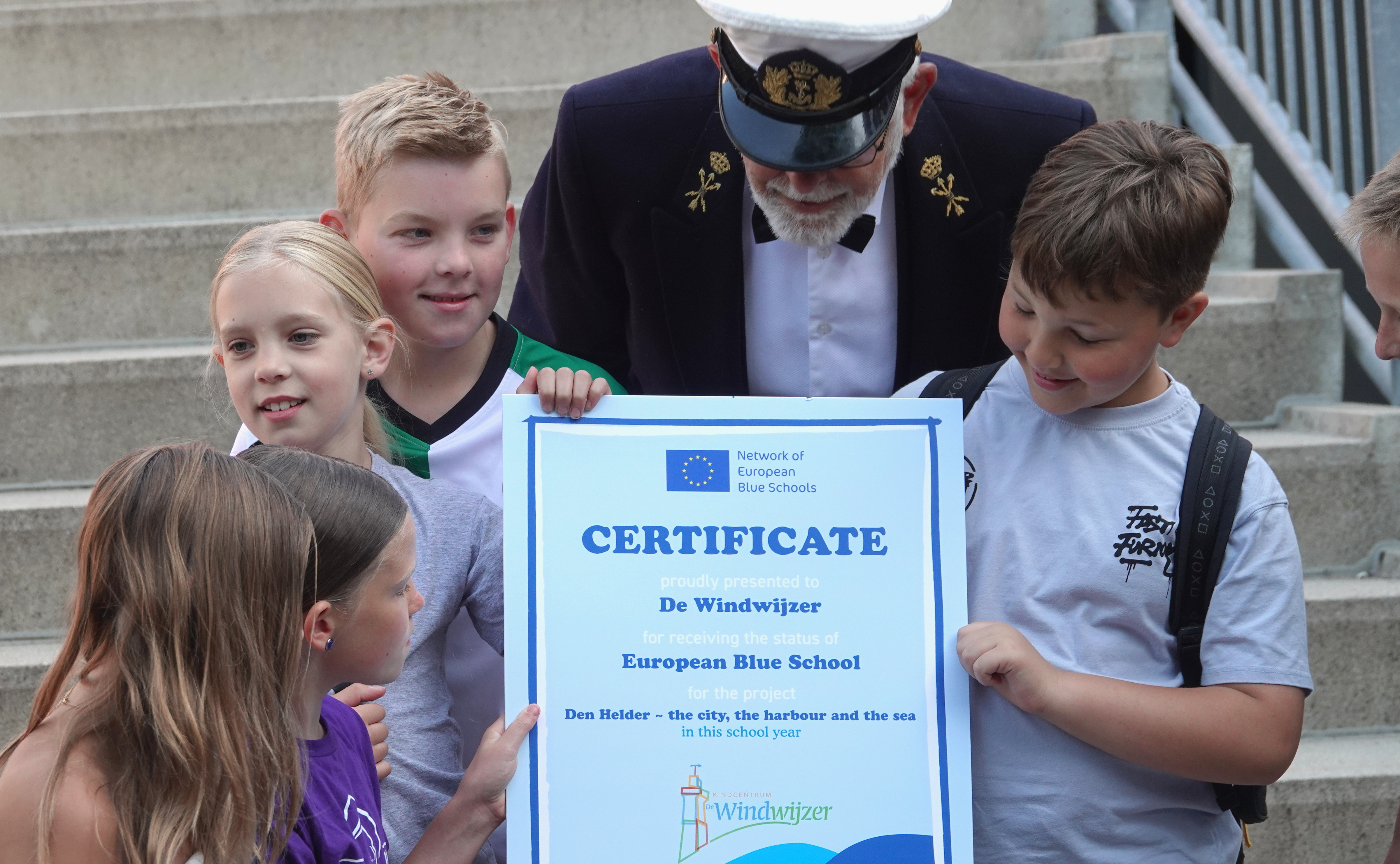 Wij zijn Blue School! Dat hebben we gevierd...