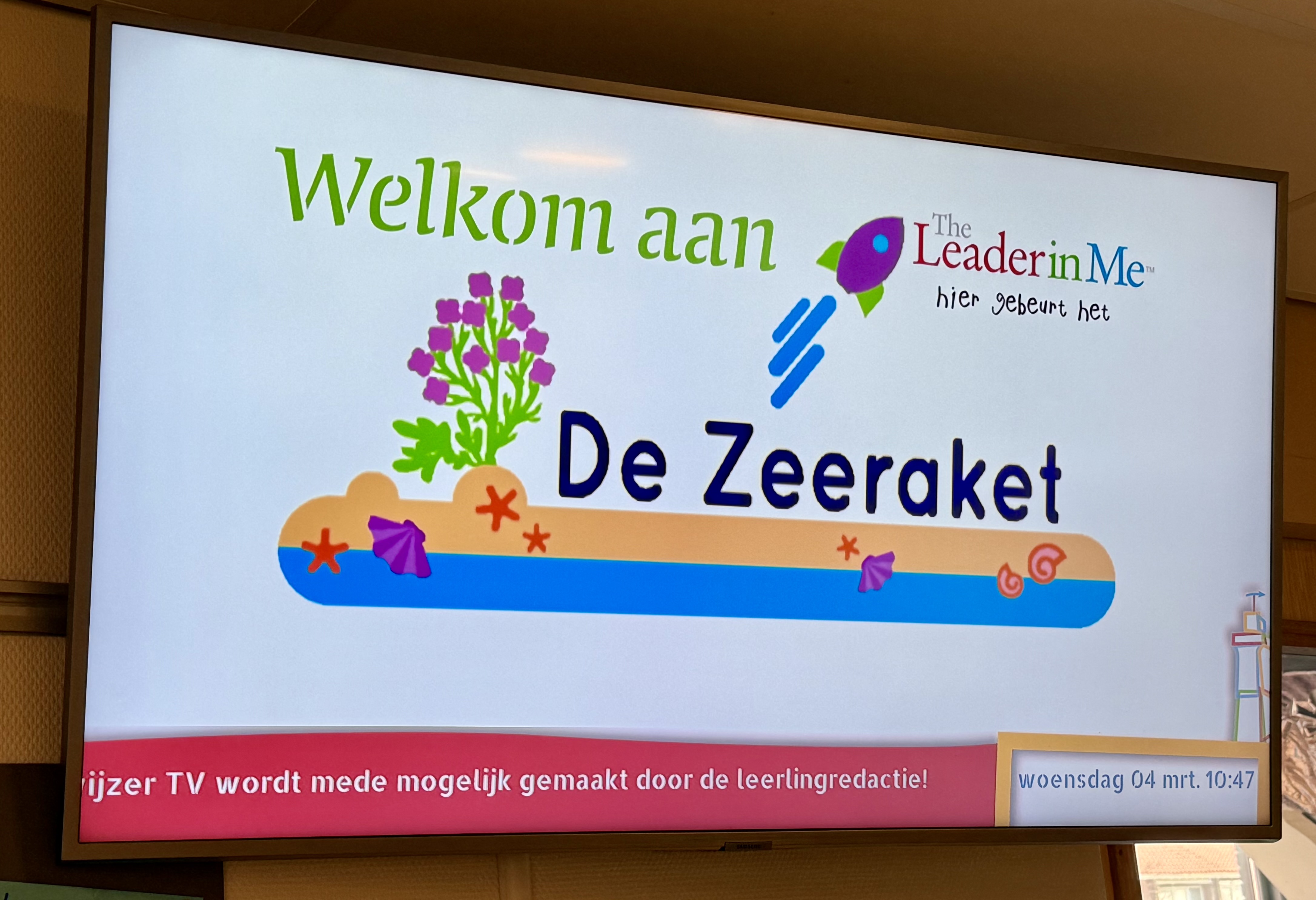 Leerlingpanel ontvangt gasten Leader in Me-school De Zeeraket 